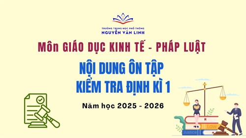 GDKT&PL: Nội dung ôn tập và kiểm tra giữa học kì 1 - Năm học 2025 - 2026