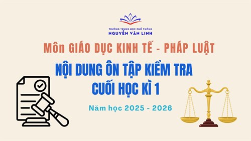GDKT&PL: Nội dung ôn tập và kiểm tra học kì 1 - Năm học: 2025 - 2026